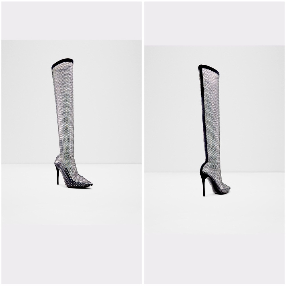 Arturi Rhinestone Over the Knee Boots